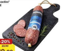 Колбаса Mezellini Сервелат сыровяленый 0.17 кг