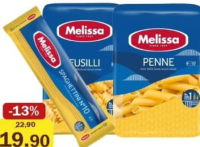 Melissa Макаронные изделия в ассортименте 500 гр