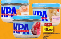 Norven Icre de pește de atlantic în sortiment 160 gr