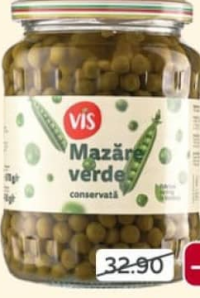 Vis Mazăre verde conservată 670g