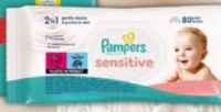 Pampers Wipes Влажные салфетки для детей 80 шт в ассортименте