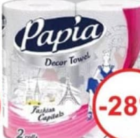 Papia Prosop de bucatarie 3 str 2 role