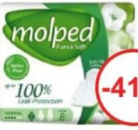 Molped Гигиенические прокладки pure&soft 8 шт