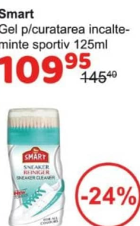 Smart Gel p/curatarea incalteminte sportiv 125ml