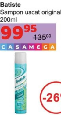 Batiste Sampon uscat original 200ml