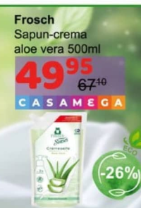 Frosch Săpun-cremă aloe vera 500ml