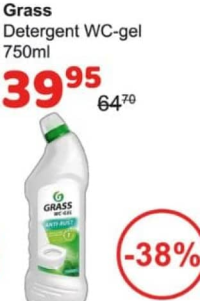 Grass Detergent WC-gel 750ml