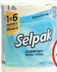 Selpak Comfort mega roll prosop de bucatarie 1=6