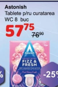 Astonish Tablete p/ru curatarea WC 8 buc