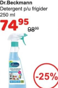 Dr.Beckmann Detergent p/u frigider 250 ml