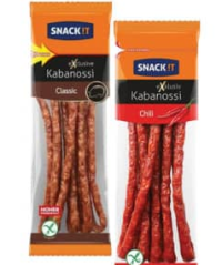 SNACK IT Колбаски кабаноси чили/классик 50г