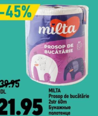 MILTA Prosop de bucătărie 2str 60m