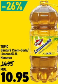 Topic Напиток Крем-сода/Лимонад 3л
