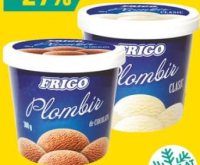 FRIGO Мороженое Пломбир классик/шоколад 300г