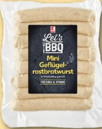 Let's BBQ Mini cârnăciori de pui pentru grătar 350 g
