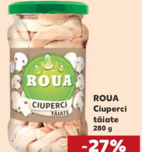 ROUA Шампиньоны резаные 280 г