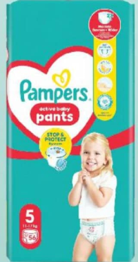 Pampers Active Baby Pants Scutece pentru copii mărimea 3/4/5/6/7 76/66/56/48/38 buc