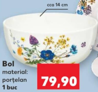 Ambition Fiori Bol porțelan 14 cm 1 buc
