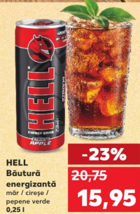 Hell Энергетический напиток яблоко / вишня / арбуз 0,25 л