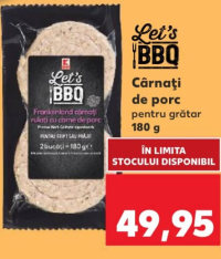 Let's BBQ Свиные колбаски для гриля 180 г