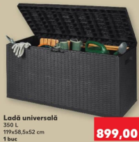 Livarno Универсальный ящик 350 л 119x58.5x52 см 1 шт