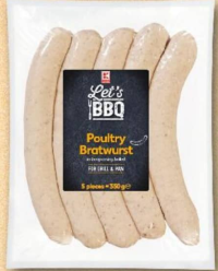 Let's BBQ Cârnați de pui pentru grătar 350 g