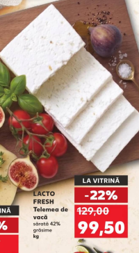 LACTO FRESH Брынза коровья соленая 42% жирности кг