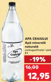Apa Craiului Минеральная природная вода газированная / негазированная 2 л
