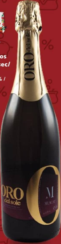 ORO DEL SOLE Игристое вино белое полусухое/сладкое 0,75 л