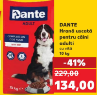 Dante Сухой корм для взрослых собак с говядиной 10 кг