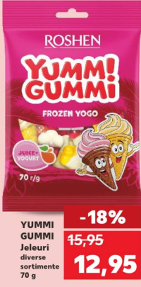 Roshen Yummi Gummi Желейные конфеты в ассортименте 70 г