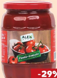 ALEX STAR Pastă de tomate concentrație 24% 720 g