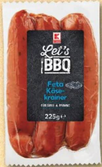Let's BBQ Cârnați din carne de porc și vită cu brânză feta 225 g