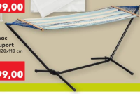 Livarno Hamac cu suport 290x120x110 cm 1 buc