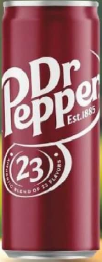 DR PEPPER Газированный прохладительный напиток регуляр 0.33л банка
