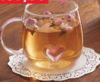 Стеклянные чашки с рисунком внутри 2 шт.