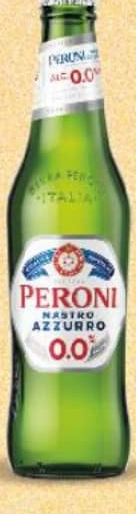 Peroni Светлое безалкогольное пиво 0,33 л