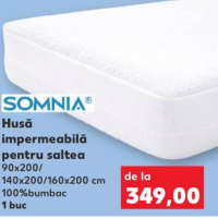 Somnia Husă impermeabilă pentru saltea 90x200/140x200/160x200 cm