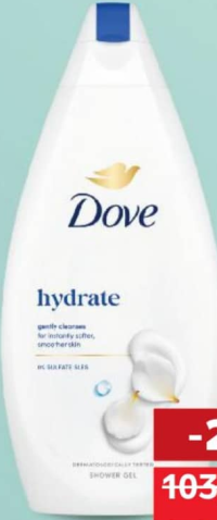Dove Gel de duș diverse sortimente 450 ml