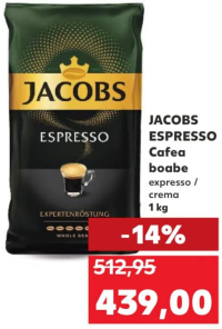 JACOBS ESPRESSO Кофе в зернах эспрессо / крема 1 кг
