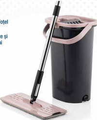 Emay Home Набор для уборки (ведро со шваброй, телескопическая ручка)