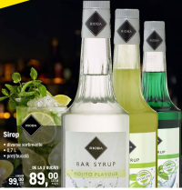 Rioba Bar Syrup diverse sortimente 0.7L