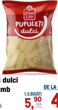 Fine Life Сладкие кукурузные палочки 80 г