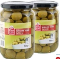 Fine Life Măsline verzi cu sâmburi 700g