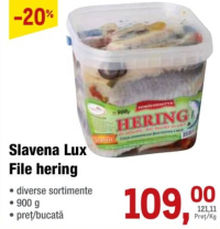 Slavena Lux File hering 900 g