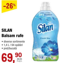 Silan Кондиционер для белья 1.4 л / 64 стирки