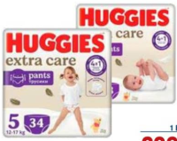 Huggies Extra Care Pants, de la 2 bucăți