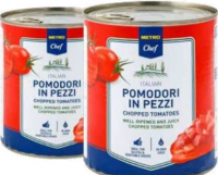 METRO Chef Roșii decojite / tăiate 800g (1-2 bucăți)