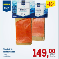 METRO Chef File păstrăv afumat / sărat 300 g