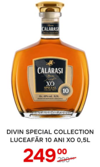 Călărași Divin Special Collection Luceafăr 10 Ani XO 0,5L
